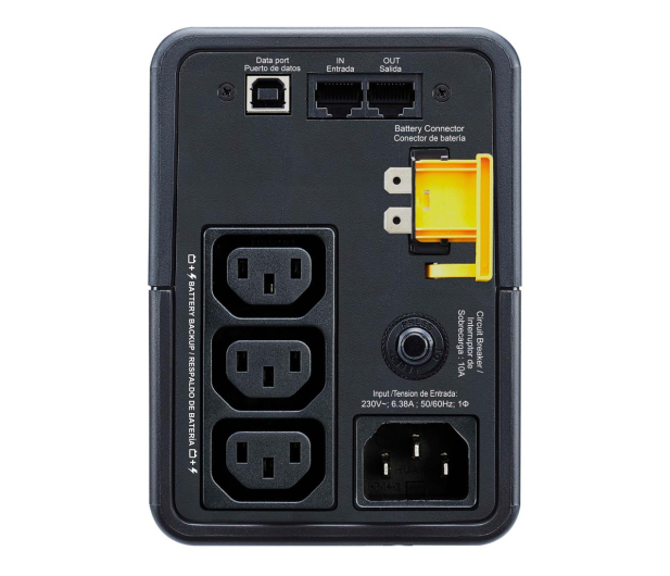 APC OUTLET - Back-UPS (500VA/300W, 3x IEC,, USB, RJ, AVR) - 1548974 - zdjęcie 2